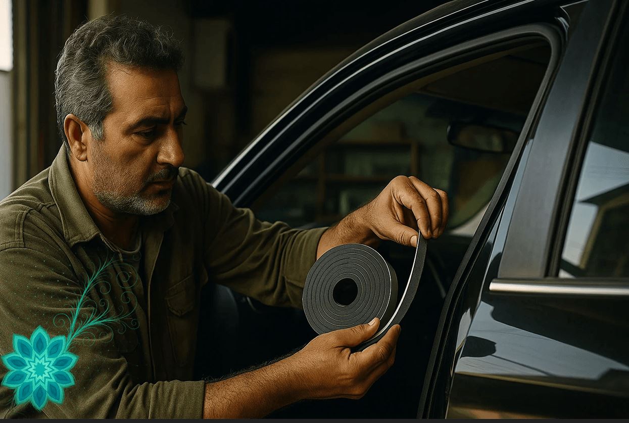 نوار درزگیر فومی EPDM چسبدار